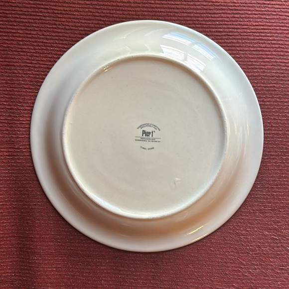 Pier 1 Hand-painted Stoneware  11.5” Valencia Dinner Plate - Picture 2 of 5